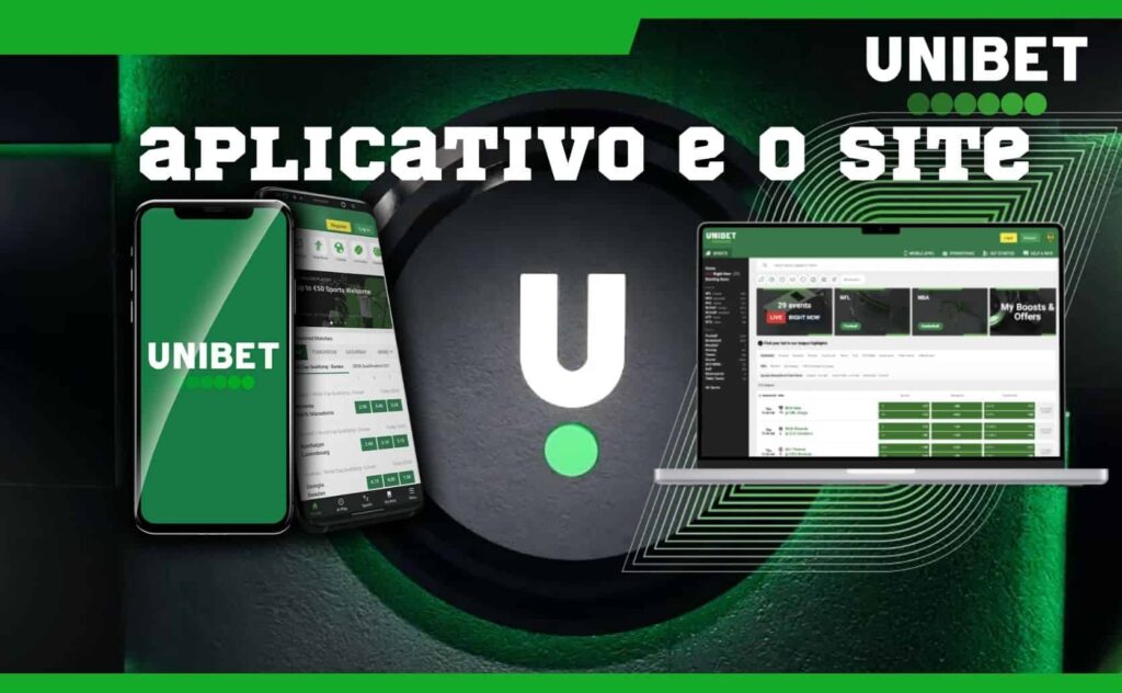 aplicativo e o site Unibet Brasil diferenças