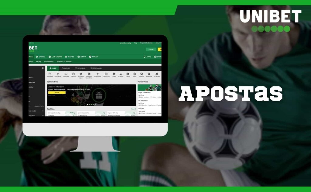 apostas esportivas no site Unibet Brasil