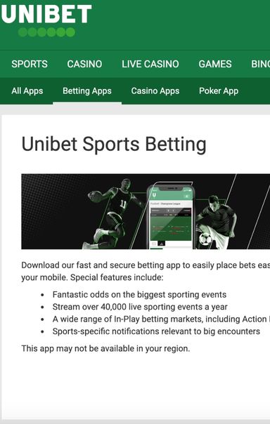 betting apps passo no aplicativo Unibet Brasil