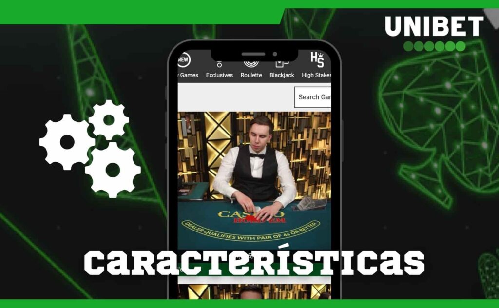 características do app Unibet Brasil