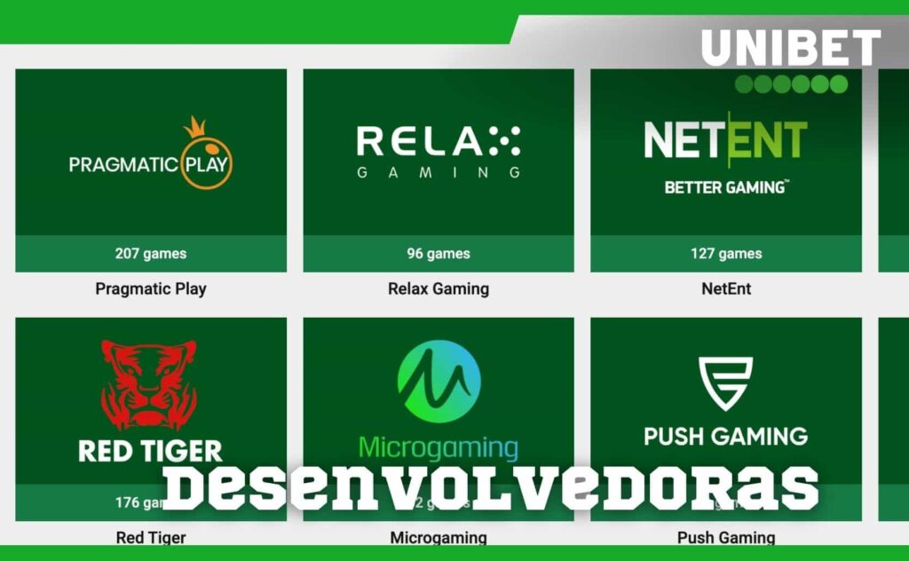 desenvolvedoras no cassino Unibet Brasil visão geral detalhada