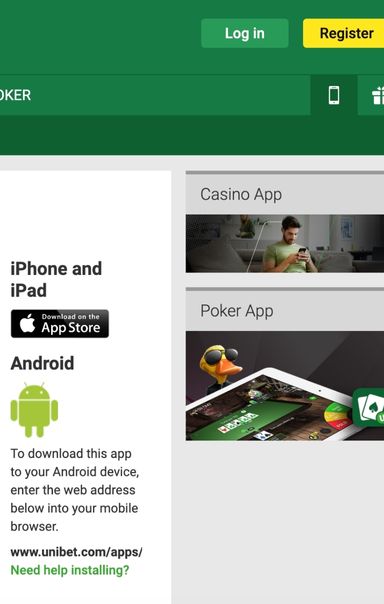 Unibet Brasil app download passo