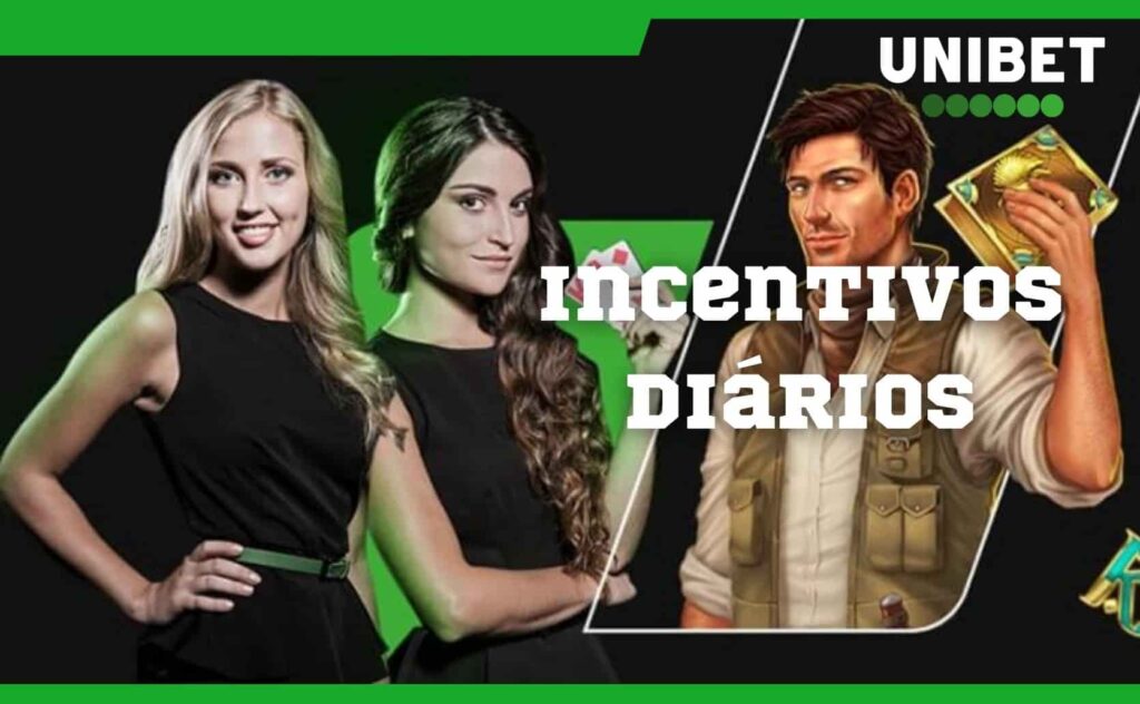 incentivos diários no cassino Unibet Brasil