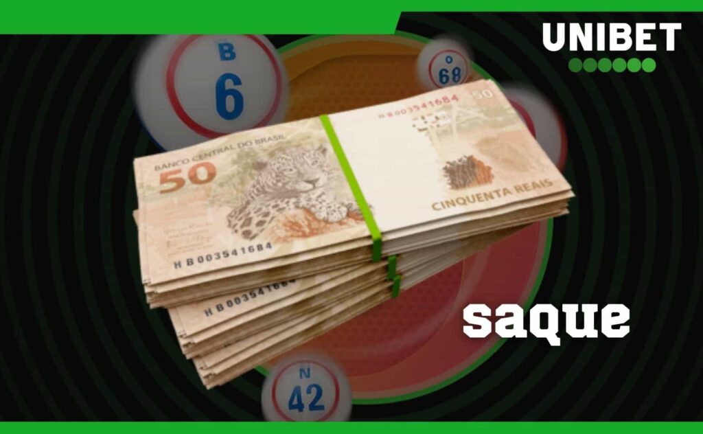 Unibet Brasil saque no bingo site visão geral