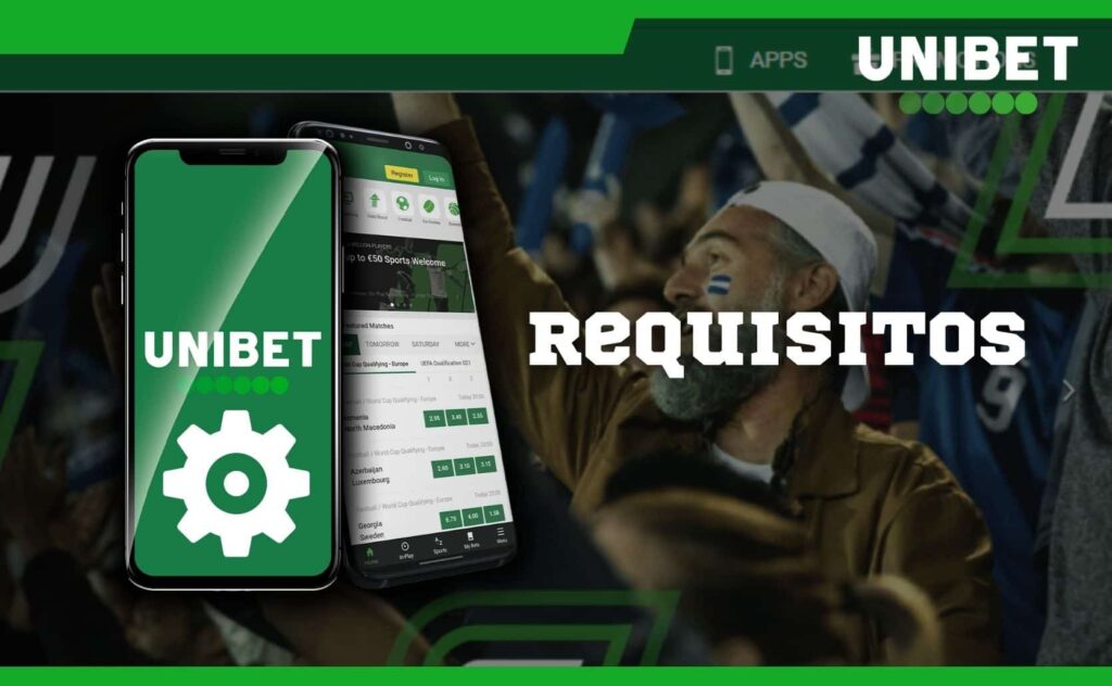 Unibet Brasil requisitos de aplicativo móvel